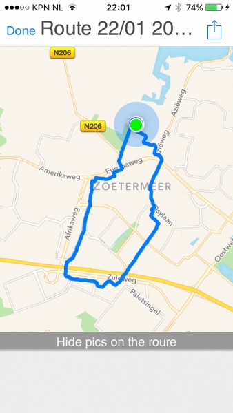 1e wandeling